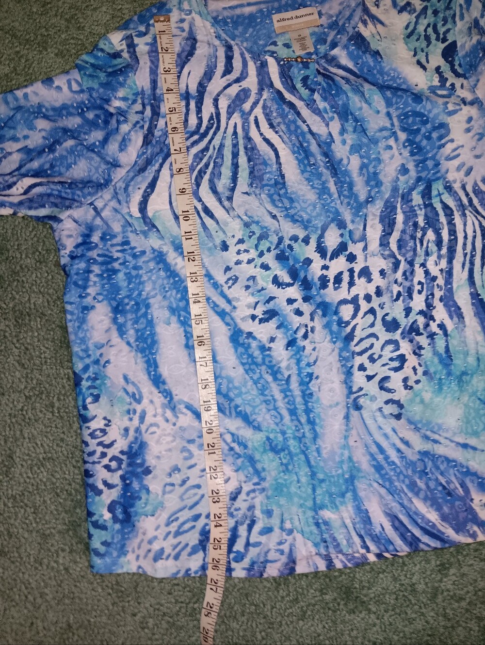 Nwt Alfred Dunner Women's 3/4 Sleeve Pullover Top - Picture 8 of 10